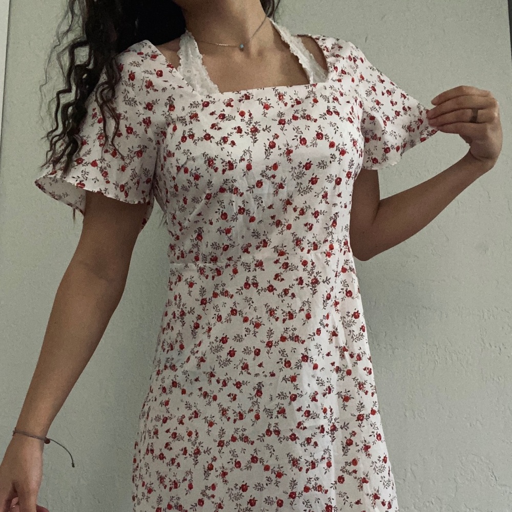 beautiful summer flower dress
